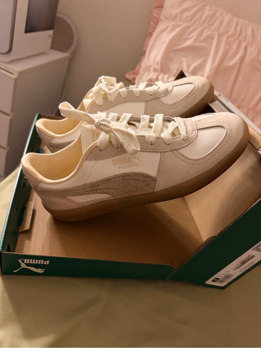 Puma Women’s Cream and Gum-Trim Classic Sneaker